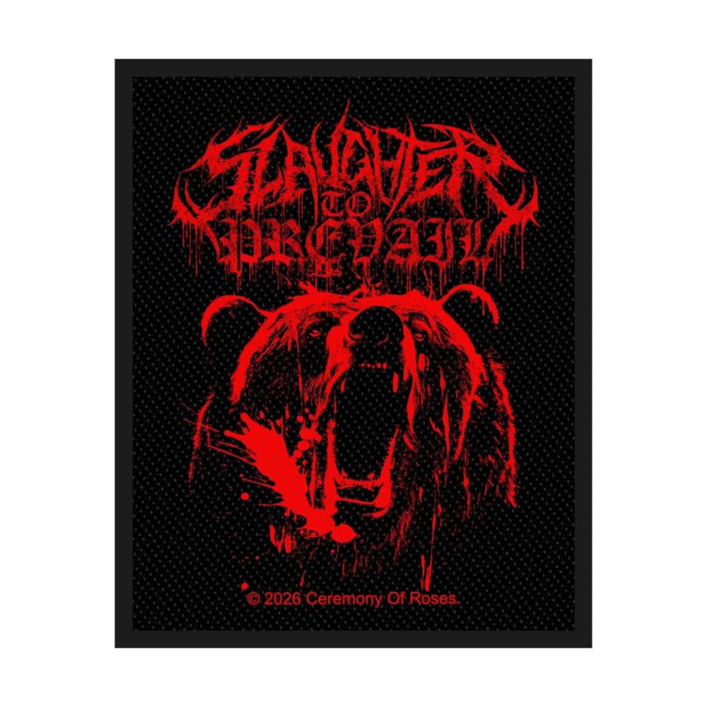 Slaughter To Prevail - Grizzly Patch - Schwarz/Rot